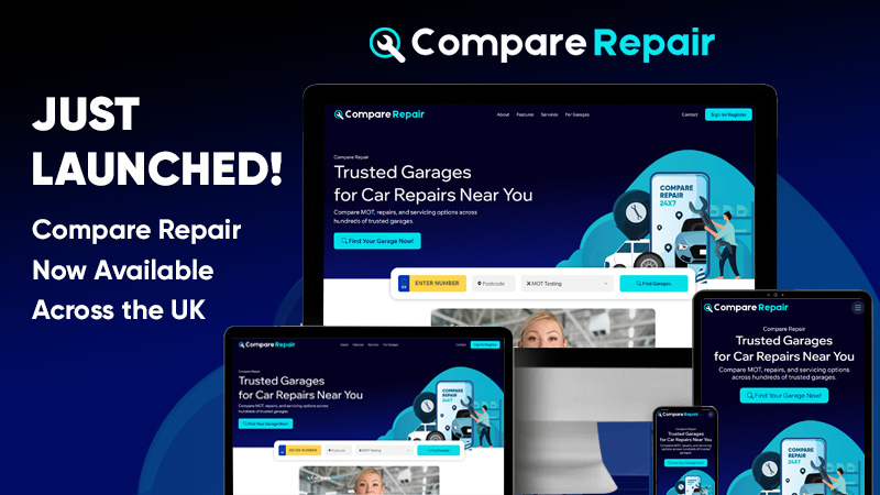 We've Launched Compare Repair – A New Comparison Website for Car Repairs